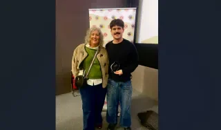 Donagh Walsh with his mother
