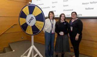 A STEM Day prize winner from Dundalk Grammar School