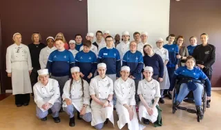 Staff and students from St Brigid's and DkIT