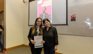 Dr. Georgina Hughes and Alisia de Brun