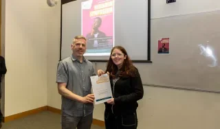Kenneth Sloane and Natasha Mackin