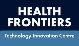 This logo contains the project name, Health Frontiers Technology Innovation Centre