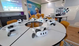 Preparing for another workshop in the Mobile Digital Lab