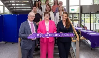 The team behind the launch of the MSc in DSGBV 