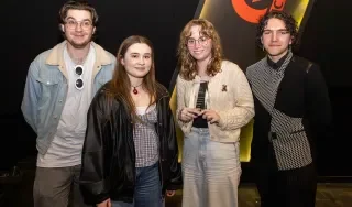 The crew behind The Beekeepers, winners of The Martha O’Neill Best Creative Documentary Award