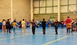 Irish Dancing sessions during the International Welcome Days 