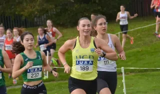 Athletes in the Women's 5km race. Photo Credit Pint of Media