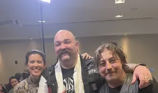 Colm McClelland with Brandi Boulet and Matt Aebig