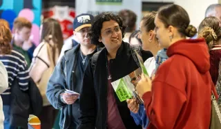 DkIT students at the annual Careers Fair
