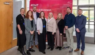 Speakers and DkIT Hospitality representatives at the lecture series