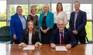 The Signing of the  Articulation Agreement between DkIT and City of Dublin FET College Dhúlaigh