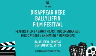 Disappear Here Ballyliffin Film Festival Poster