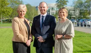 Minister Heather Humphreys, TD, Aidan Brown, Head of Innovation & Business Development at DkIT and Julie Sinnamon, CEO of Enterprise pictured at the launch of the new ABP-DkIT Corporate Partnership