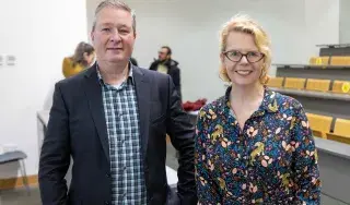 Prof. Fergal McCaffery and Dr Róisín Loughran from the Regulated Software Research Centre 