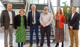 Rory Farrell, Dr Breda Brennan, John Kelly, Gary Lanigan, Dr Edel Healy and Niall McLoughlin