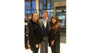 Applied Music students pictured with Daniel O'Donnell