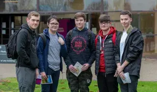 Students from Ardee Community School, Co Louth