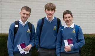 Students from Athboy Community School, Co Meath 