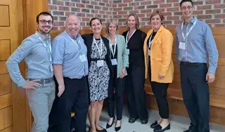 DkIT Tourism Research Group, Leandro Pessina, Kevin Burns, Lorraine Dunne, Maria Roddy, Teresa O’Rourke, Daithí Kearney with Keynote Speaker Prof. Melanie Smith (Budapest Metropolitan University)