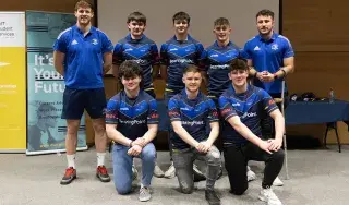 Boys Team at BearingPoint Future Stars awards ceremony