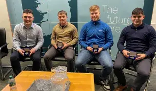 Luke Dowdall, Ben Blakemore, Peter McBride and Tom Minogue
