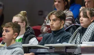 Students at an event on Campus for Mental Health Week
