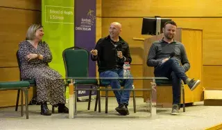 Dr Bridget Kelly, Dr Ben Drumm, Dr Caoimhín Griffin