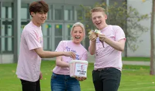 3rd Year Events Management students raise €1500 for Breast Cancer as part of live student project