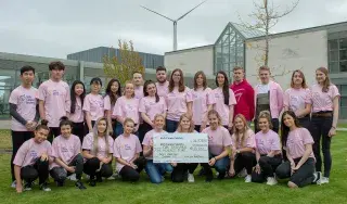 3rd Year Events Management students raise €1500 for The Irish Cancer Society as part live student project