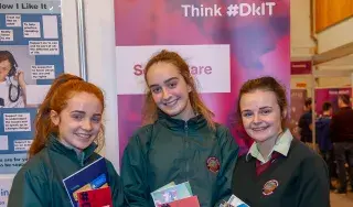 Students from Castleblayne College, Co Monaghan