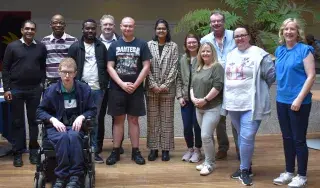 Matthew Savan, Kako Olajuwon, Thompson Yeboah, Gordon Reed, Connor Lynch McSherry, Gracie Chaudhary, Karen Aungier, Brianan Johnson, Peter Gosling, Margaret Buckley, Joan McCann. Front Row Eoghan Fletcher