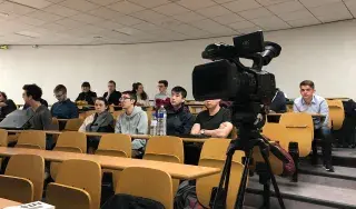 DkIT Computing students at the Institut Universitaire Technologie in France