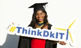 Pharmaceutical Science graduate, Toyosi Sanni from Newry, Co. Down at her conferring at Dundalk Institute Of Technology (DkIT)