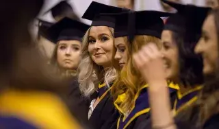 Graduates Await Their Call at Conferring Ceremony, DkIT