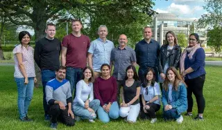 Members of the Smooth Muscle Research Centre (SMRC) at the launch of the new DkIT Institute of Connected Health & Wellbeing. (Photo: Ciara Wilkinson)