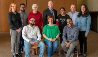 Members of the Regulated Software Research Centre (RSRC) at the launch of the new DkIT Institute of Connected Health & Wellbeing. (Photo: Ciara Wilkinson)
