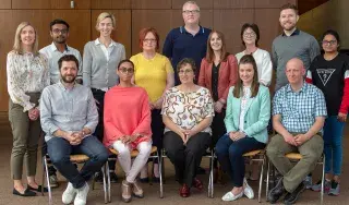 Members of the Netwell/CASALA at the launch of the new DkIT Institute of Connected Health & Wellbeing. (Photo: Ciara Wilkinson)