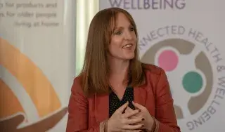Dr Julie Doyle, Netwell/CASALA at the launch of new DkIT Institute of Connected Health & Wellbeing. (Photo: Ciara Wilkinson)
