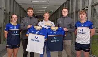 ControlSoft presenting Jerseys to DkIT