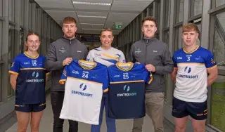 ControlSoft presenting Jerseys to DkIT