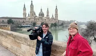 Creative Media students in Spain