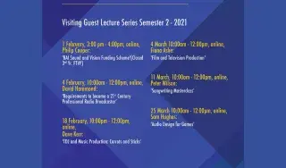 DCAMM Schedule 2021