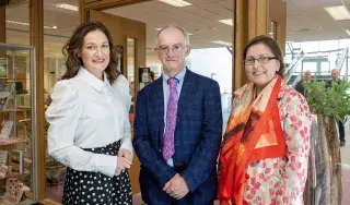 Senator Erin McGreehan, Diarmuid O'Callaghan , Louth Councillor Maeve Yore