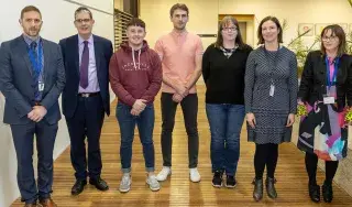 DkIT Staff & Students at the Institute’s First Computing Careers Pitch & Meet Event held on campus.