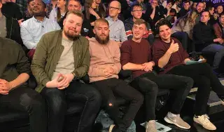 DkIT Film and TV students settle into the studio audience at Claire Byrne Live