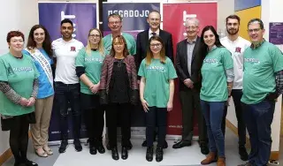 DkIT President with Organisers of Institute's First Ever Megadojo