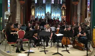 Musicians take the stage at Performance of ‘Marbhna’