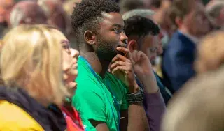 DkIT students participate as delegates at the All Island Civic Dialogue on Brexit in DkIT, 30 April 2018