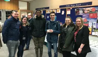DkIT students and ACCA members network before the lecture