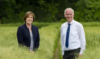 Dr. Breda Brennan, Head of Department of Agriculture, Food and Animal Health and John Kelly, Principal, Teagasc Ballyhaise College